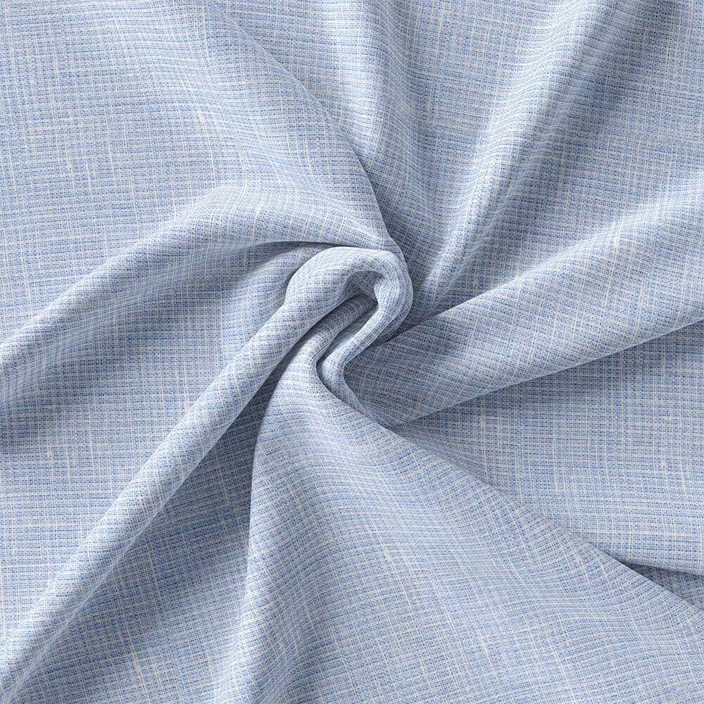 Sky Blue Self Design Crispy Irish Linen By PRONTO LINO 20631-123 - Image 3