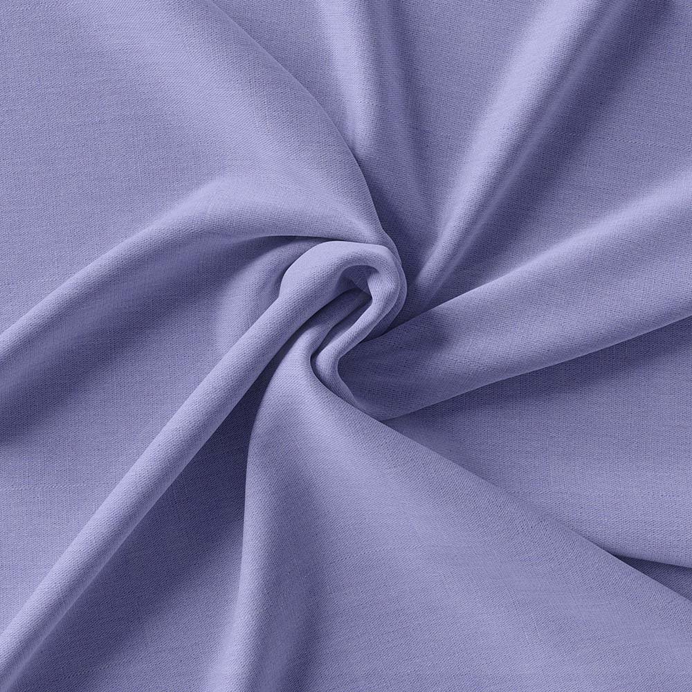 Purplish Sky Blue Plain Crispy Irish Linen By PTONTO LINO 20631-144 - Image 3