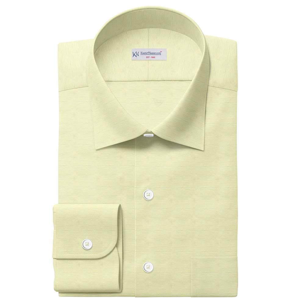 Yellow Plain Crispy Irish Linen By PTONTO LINO 20631-145