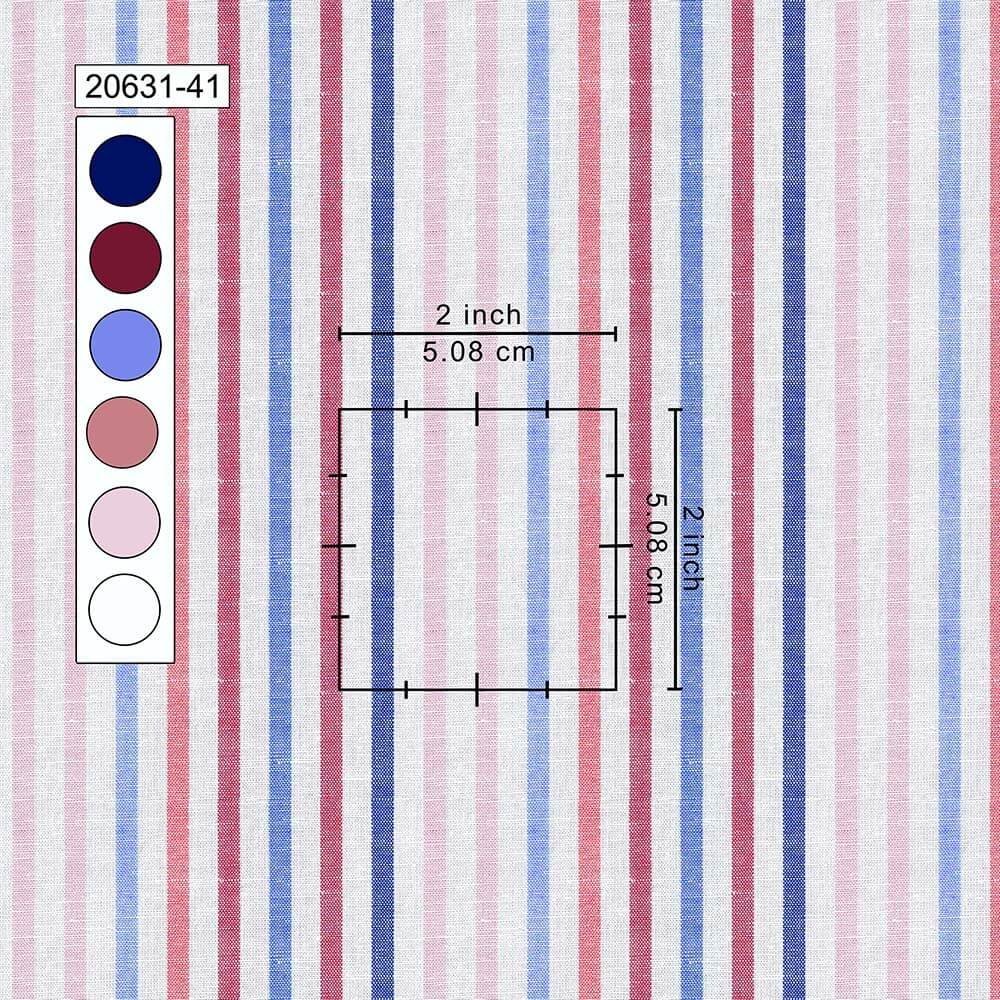 Multi Yarn Dyed Irish Linen By PTONTO LINO 20631-41 - Image 2
