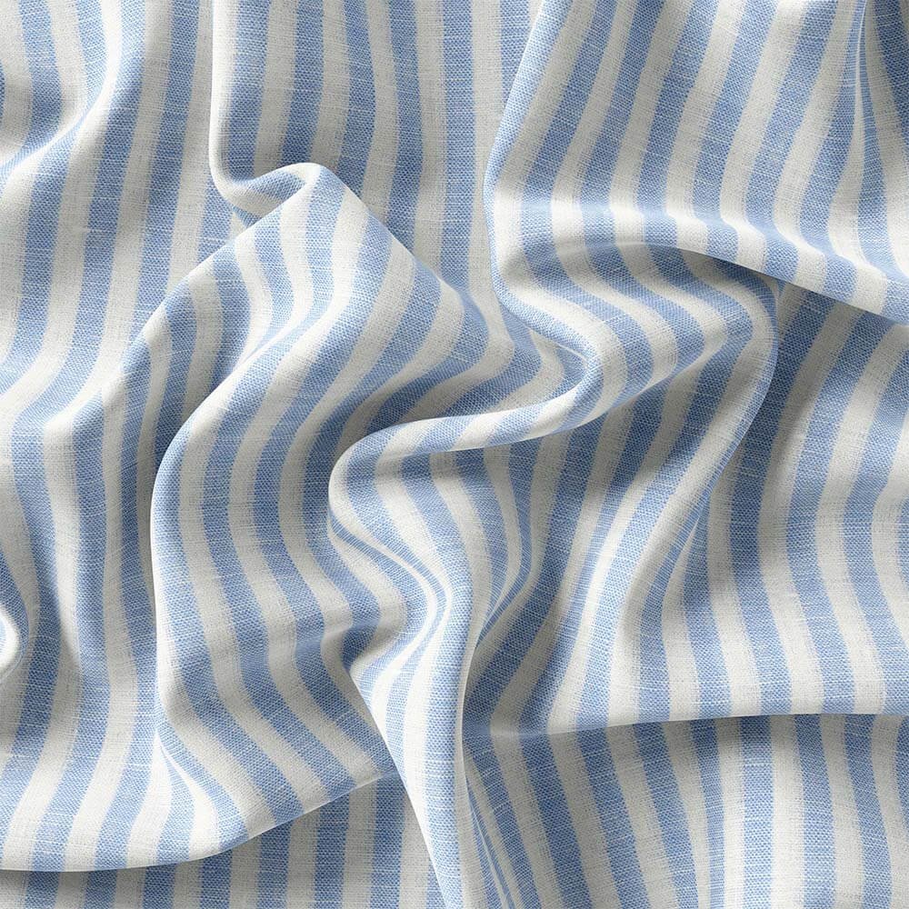 Sky & White Strips Irish Linen By PTONTO LINO - Image 3