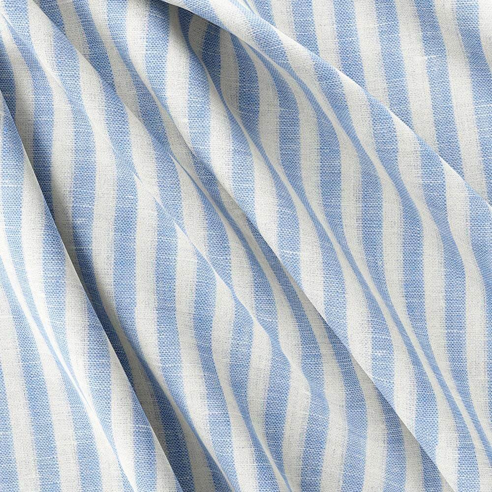 Sky & White Strips Irish Linen By PTONTO LINO - Image 4
