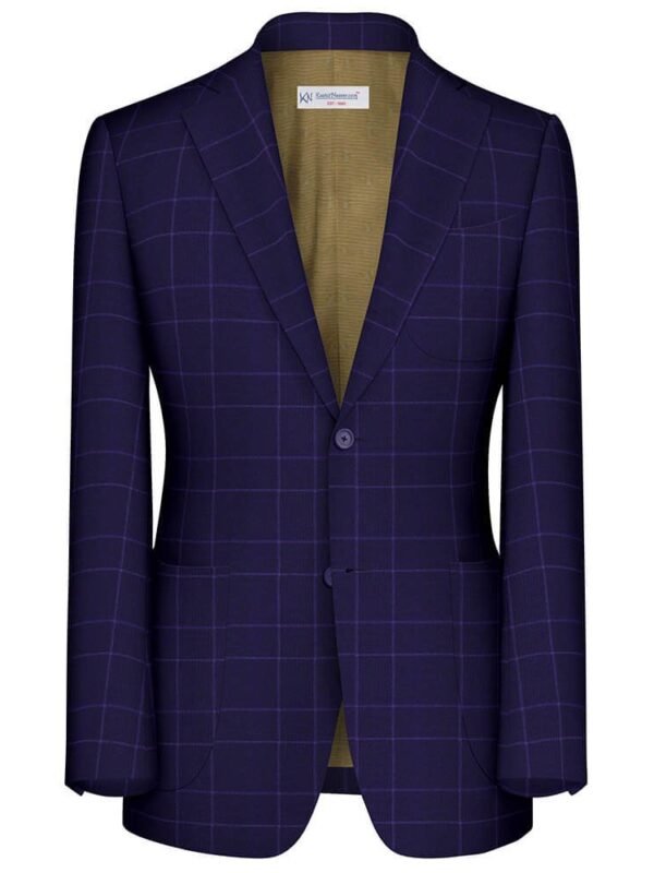 Blue & Sky Australian Wool Suit Cloth By CAVANI 212555-2