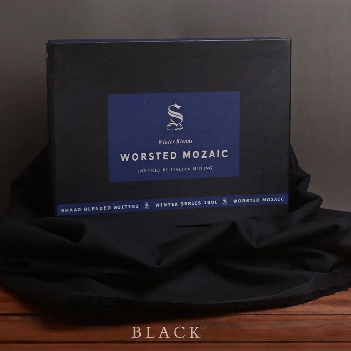 WORSTED MOZAIC - Winter Wash & Wear Shalwar Kameez - Image 4