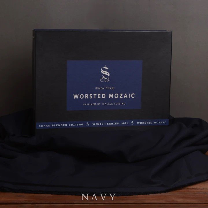 WORSTED MOZAIC - Winter Wash & Wear Shalwar Kameez - Image 3