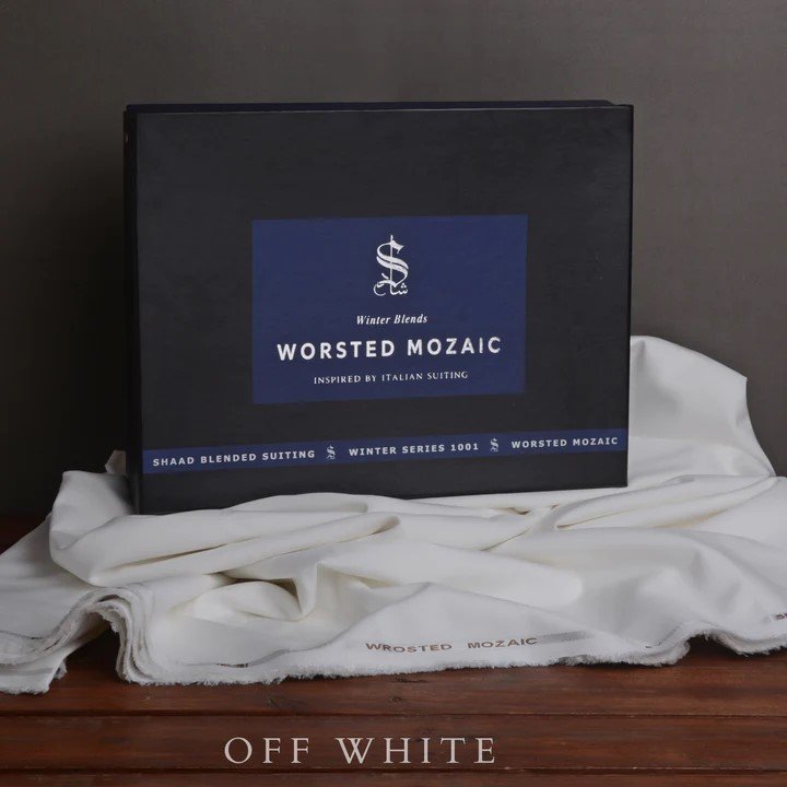 WORSTED MOZAIC - Winter Wash & Wear Shalwar Kameez - Image 6
