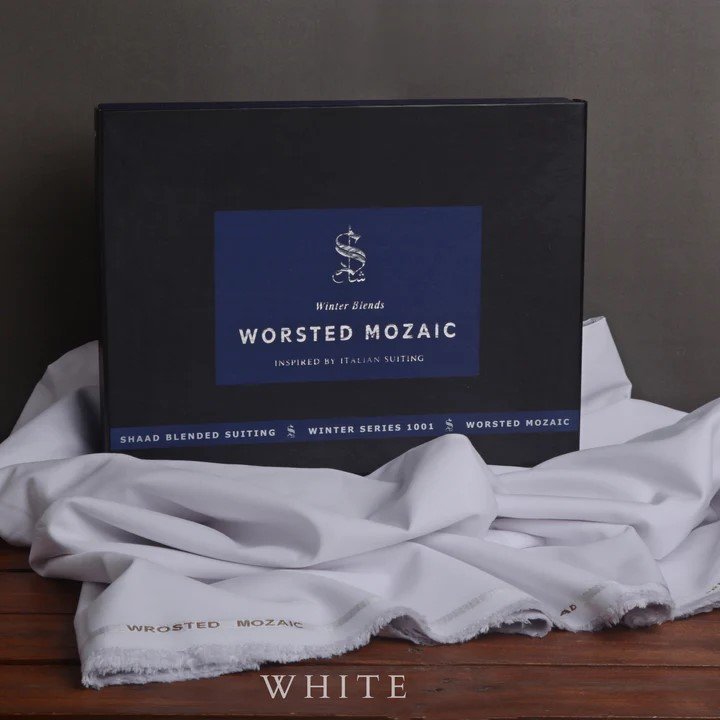 WORSTED MOZAIC - Winter Wash & Wear Shalwar Kameez - Image 5