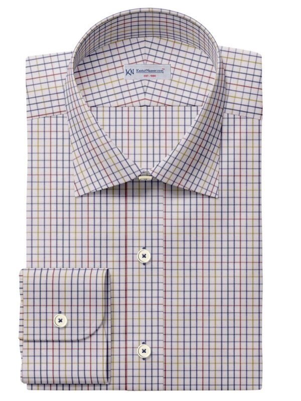 Multi Color Small Check Shirt Cloth 999-154