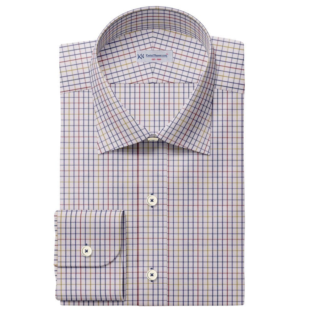 Multi Color Small Check Shirt Cloth 999-154