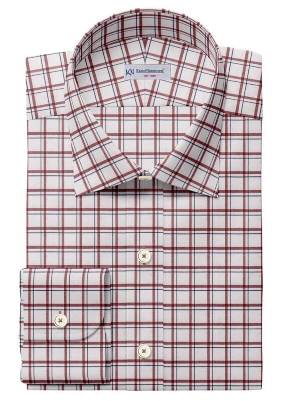 Maroon Check Shirt Cloth 999-325
