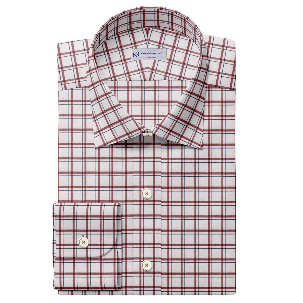Maroon Check Shirt Cloth 999-325