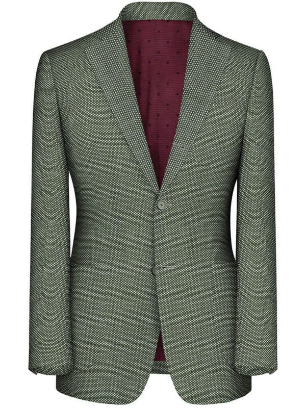 Silver Grey Birdeye Suit Fabrics By NOBILITY