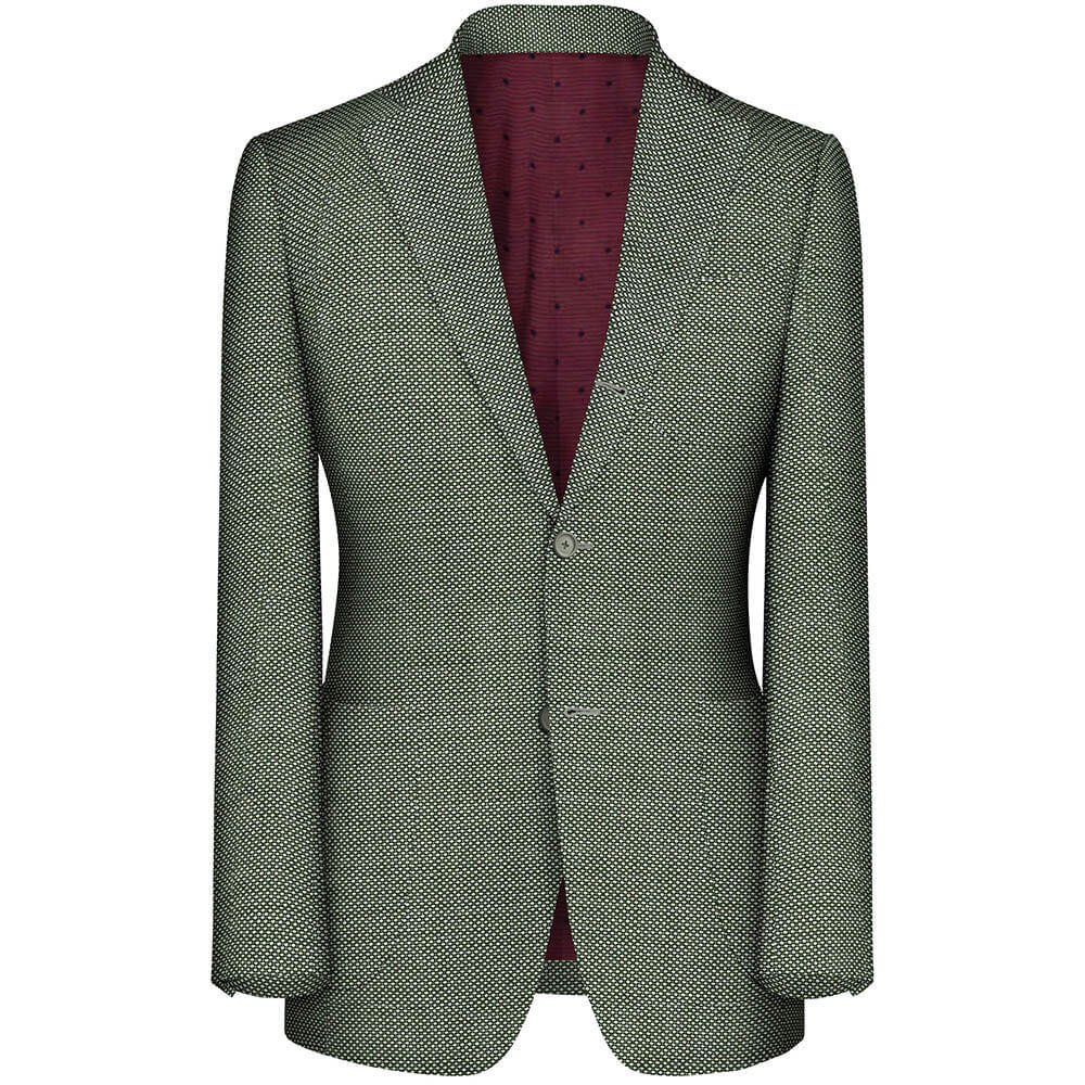Silver Grey Birdeye Suit Fabrics By NOBILITY