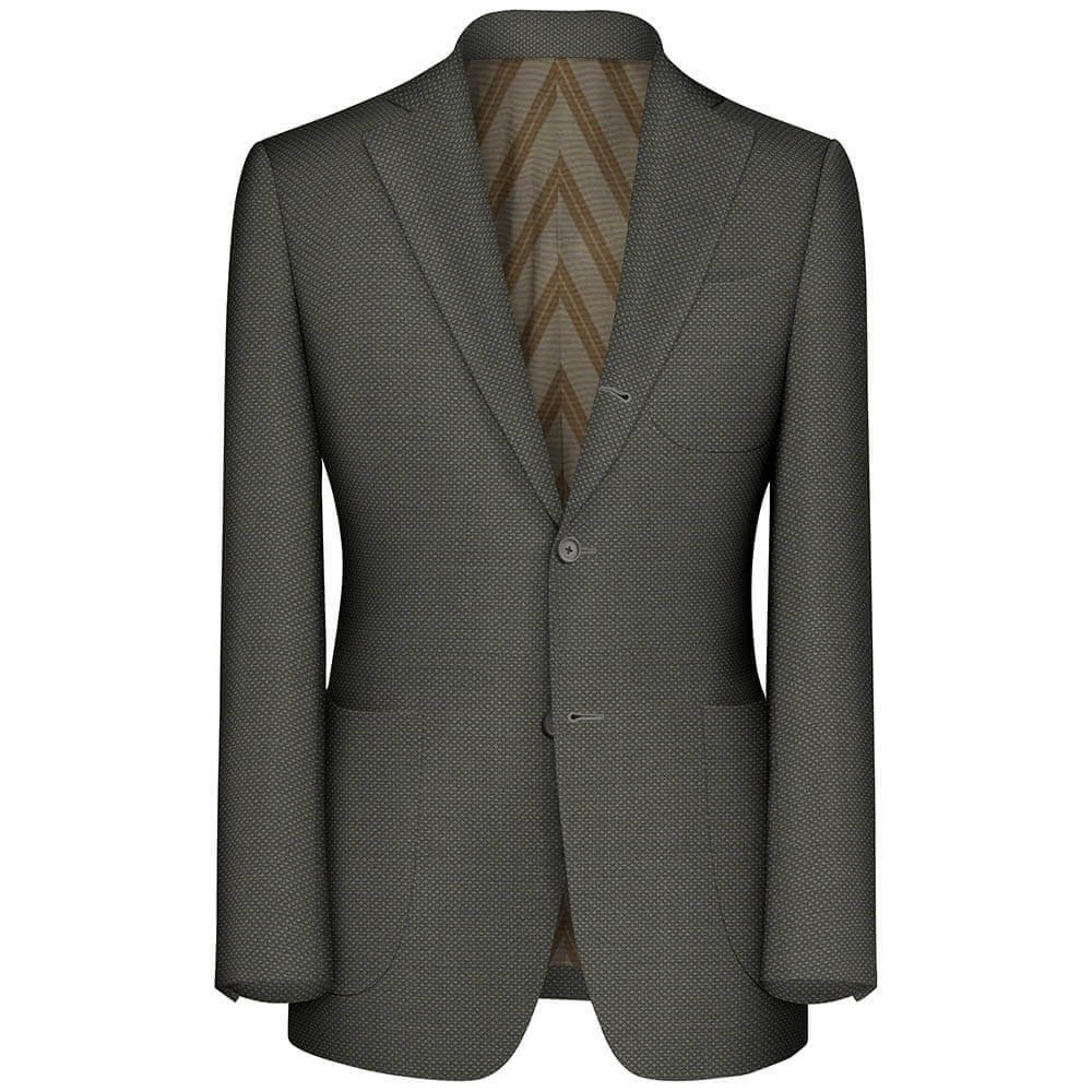 Brown Birdeye Suit Fabrics By NOBILITY 5702-30