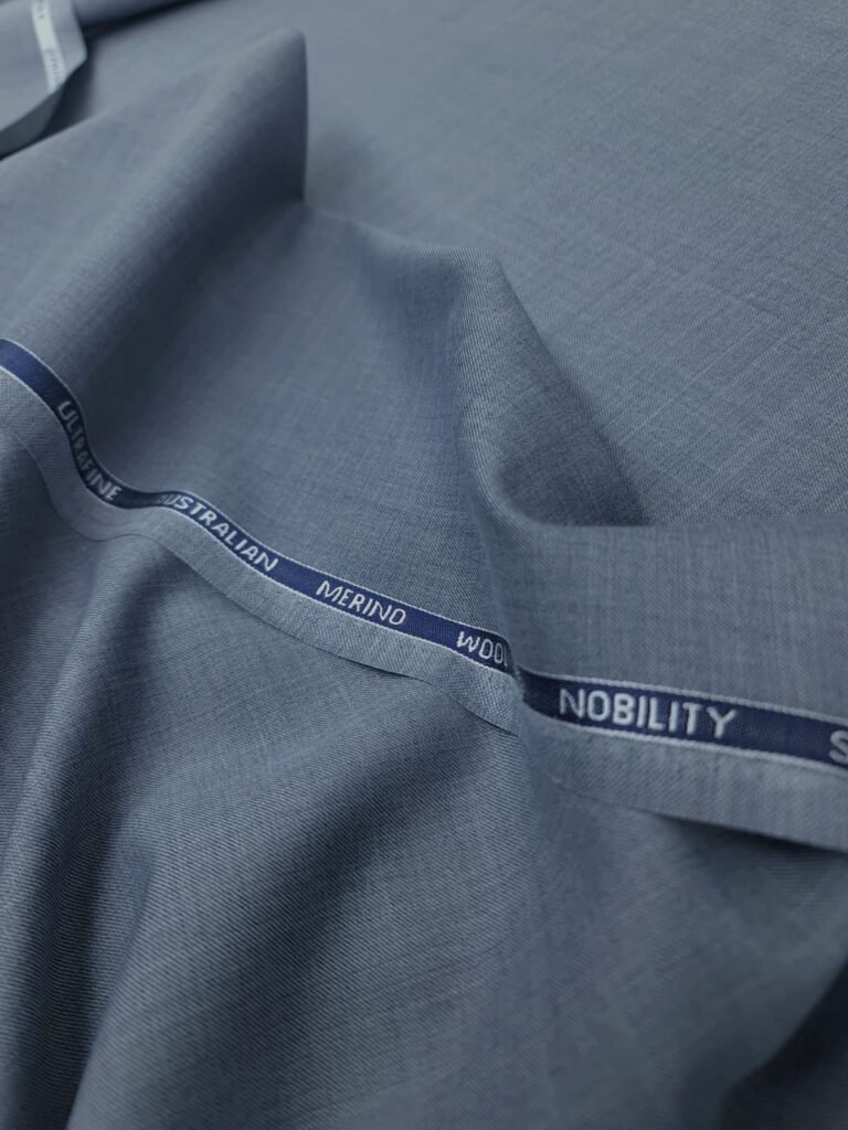 Silver Suit Fabrics By NOBILITY