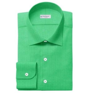 Green Self Dobby Shirt 666-14