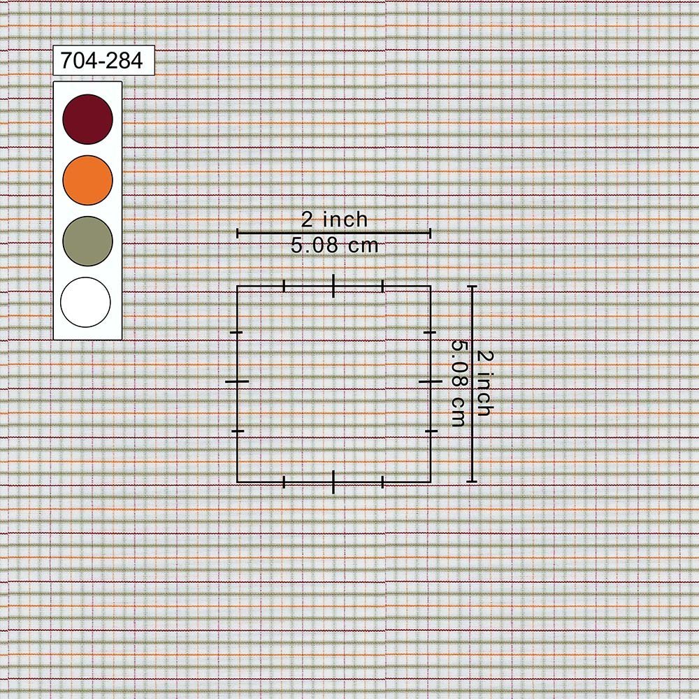 Multi Small Check Self Shirt Fabric 704-284 - Image 2