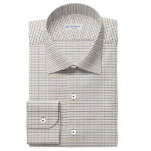 Multi Small Check Self Shirt Fabric 704-284