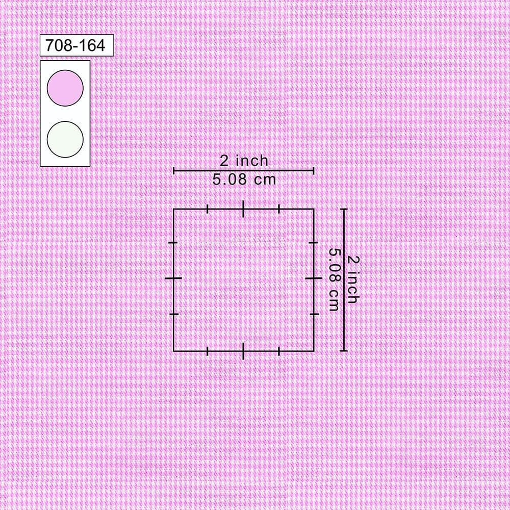 Pink & White Micro Check Shirt 708-164 - Image 2