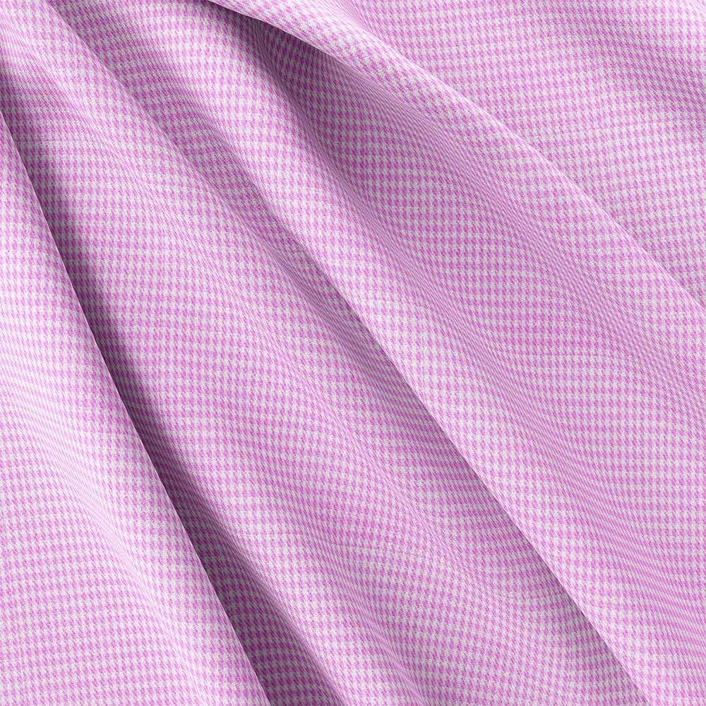 Pink & White Micro Check Shirt 708-164 - Image 5