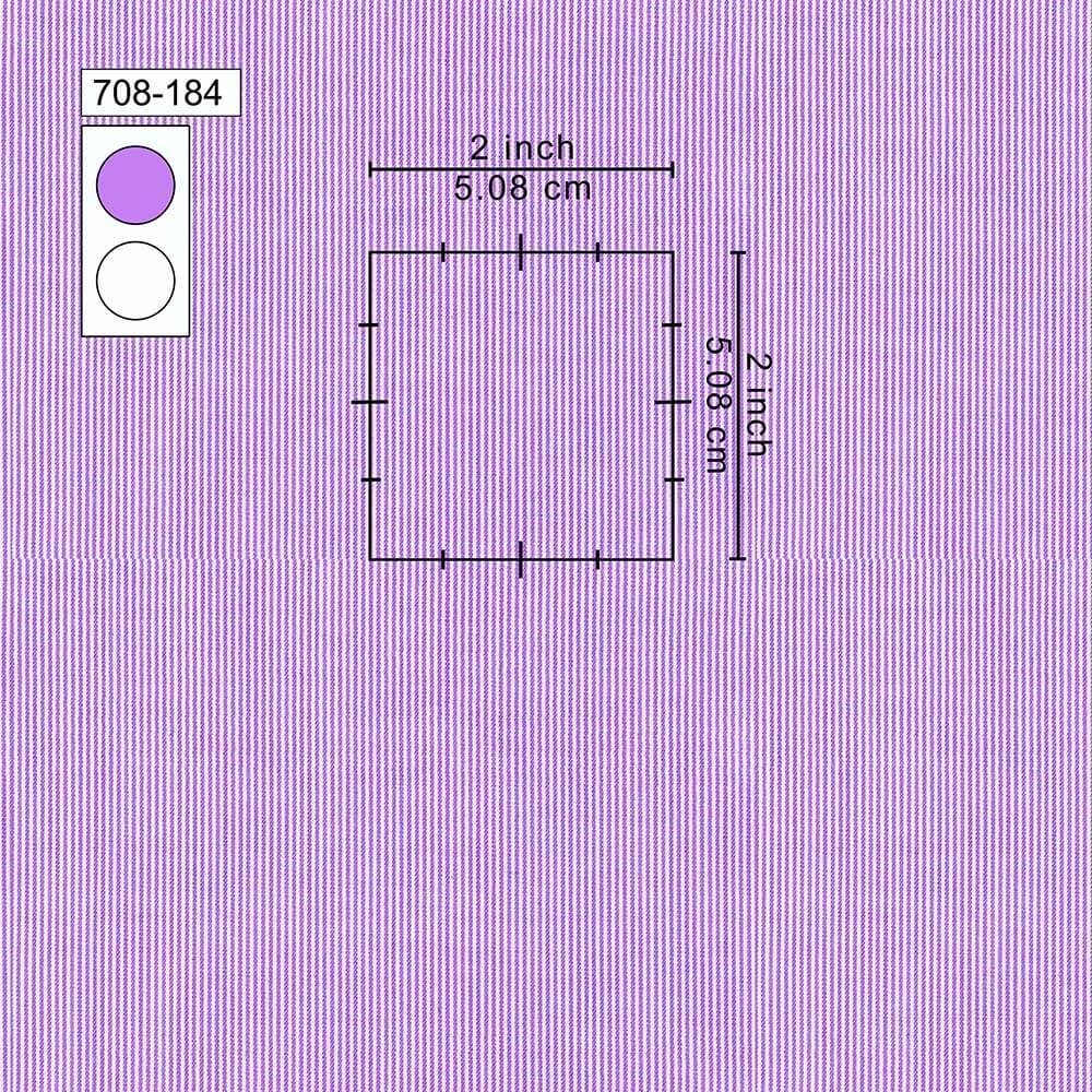 Purple Pin Strips Shirt 708-184 - Image 2