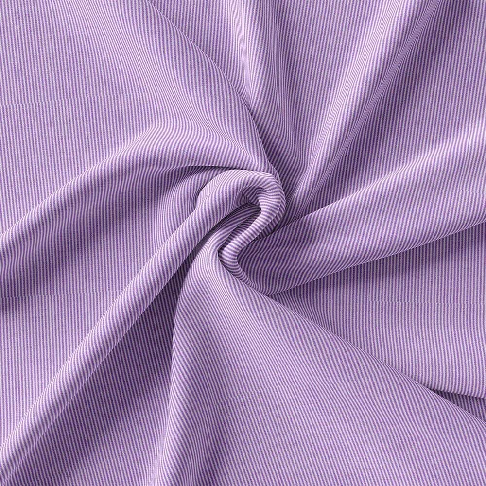 Purple Pin Strips Shirt 708-184 - Image 3