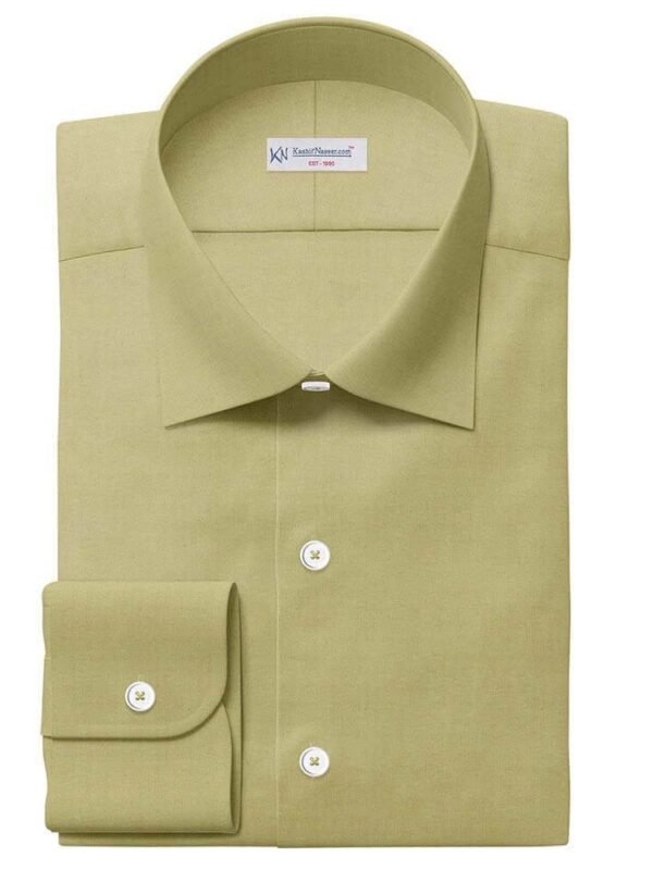 Plain Khaki Pima Cotton Very Soft Dress Shirt Fabrics 708-205