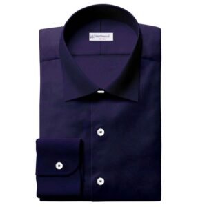 Navy Blue Plain Shirt - Shirt Fabric 2.00 Yards