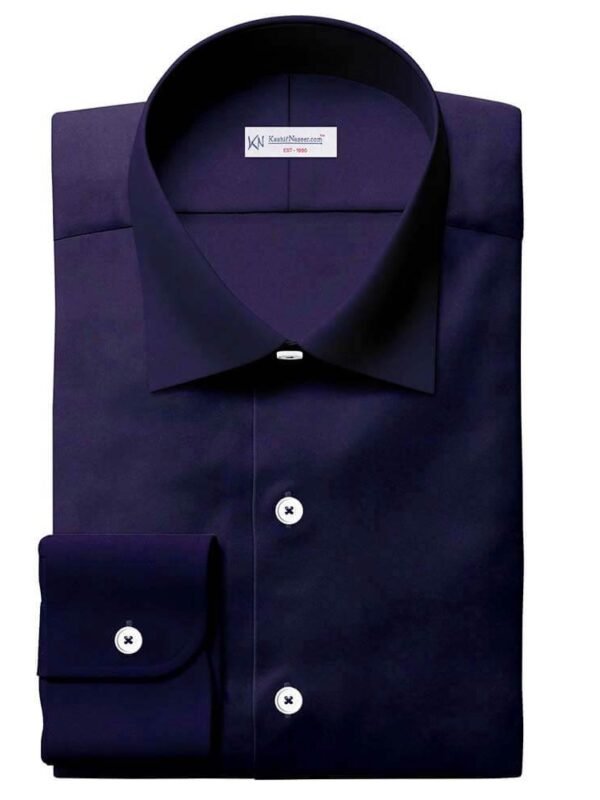 Navy Blue Plain Shirt 714-22