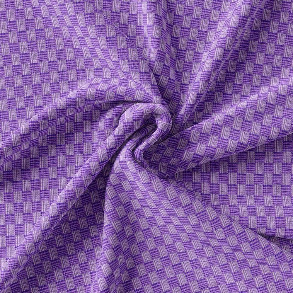 Purple Self Dobby Shirt 708-74 - Image 3