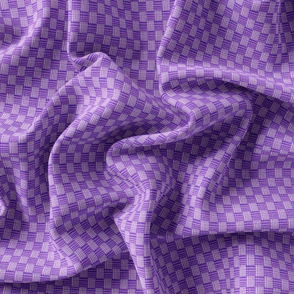 Purple Self Dobby Shirt 708-74 - Image 4