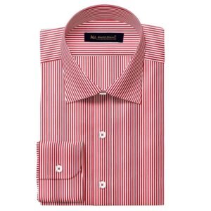 Maroon & White Striped Shirt 709-116