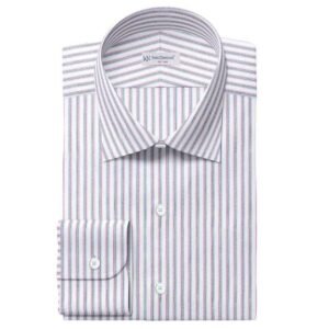 Multi Color Narrow Strips Pima Cotton Shirt Fabrics 709-117