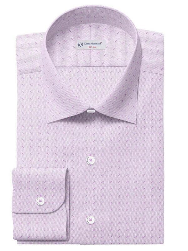 Light Purple Self Design Pima Cotton Dress Shirt Fabrics 709-127