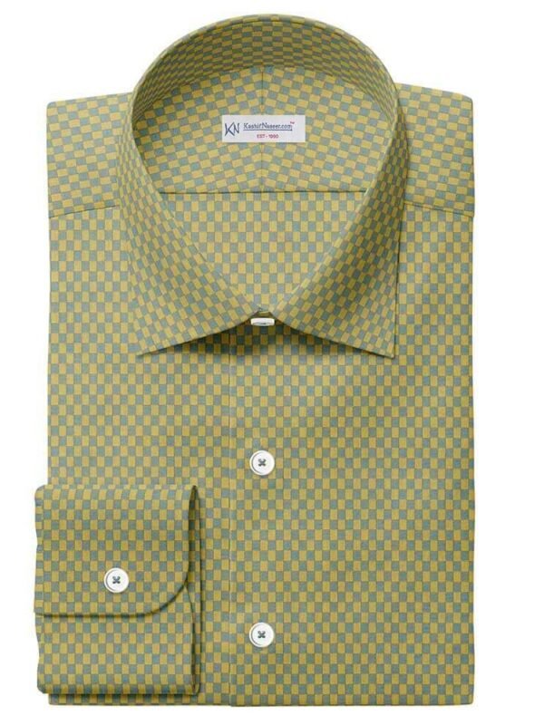 Golden & Ferozi Shirt Fabrics Pima Cotton 100% 709-156