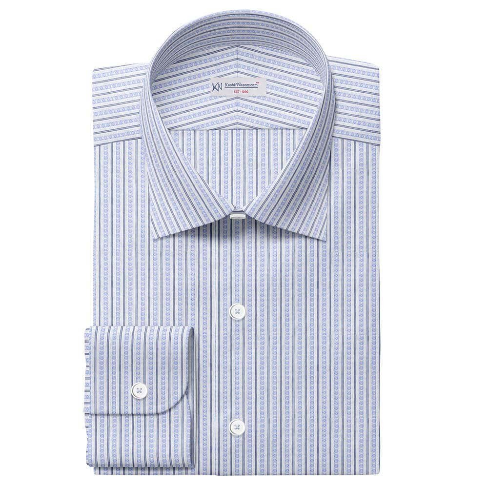 Sky Fashion Strips Pima Cotton 100% Shirt Fabrics 709-243