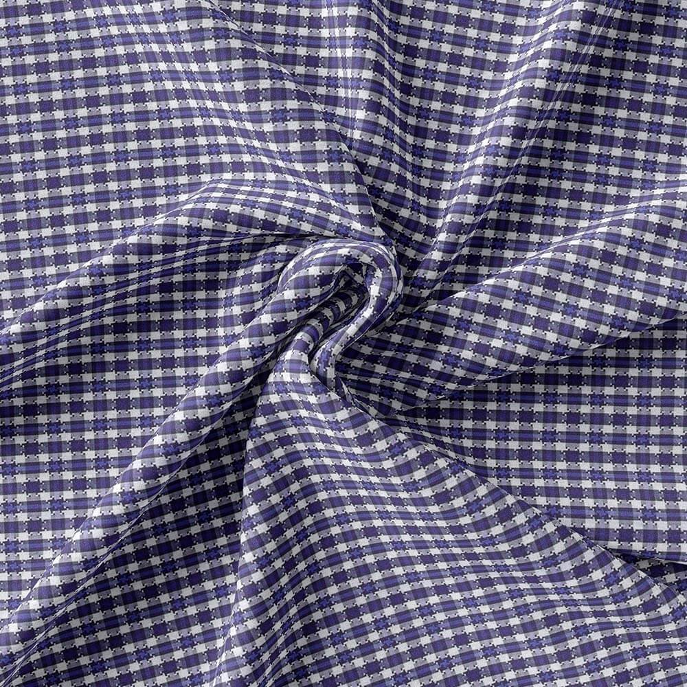 Blue & White Shirt Fabrics 709-38 - Image 3