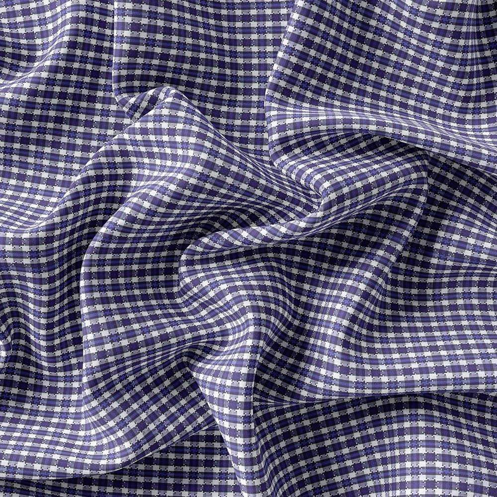 Blue & White Shirt Fabrics 709-38 - Image 4
