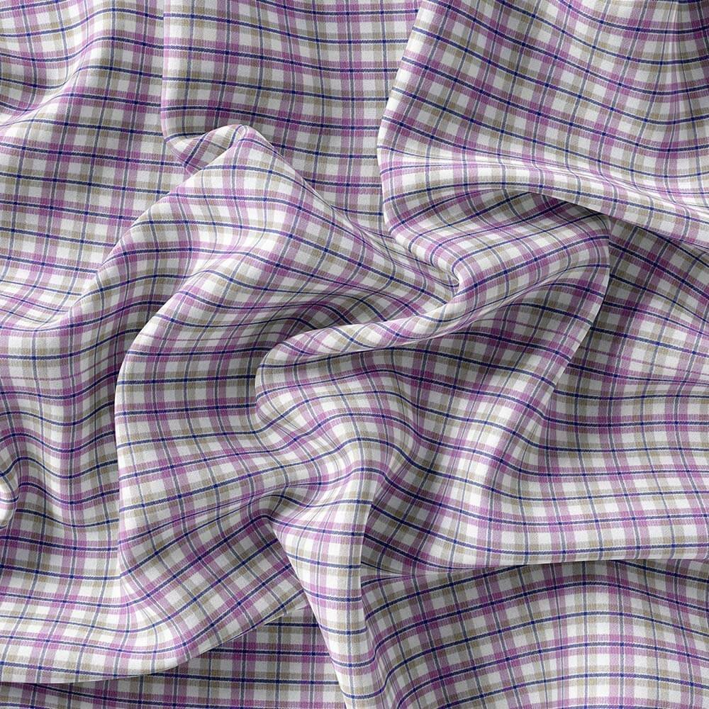 Purple, Blue, Skin & White Shirt Fabrics 709-41 - Image 4