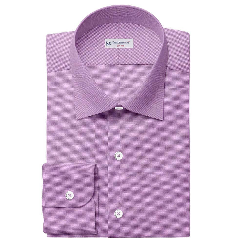 Light Purple Dobby Weave Shirt Fabrics 730-155