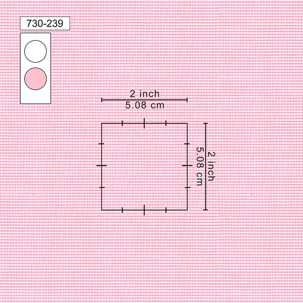 Baby Pink & White Micro Check Shirt Fabrics - Image 2