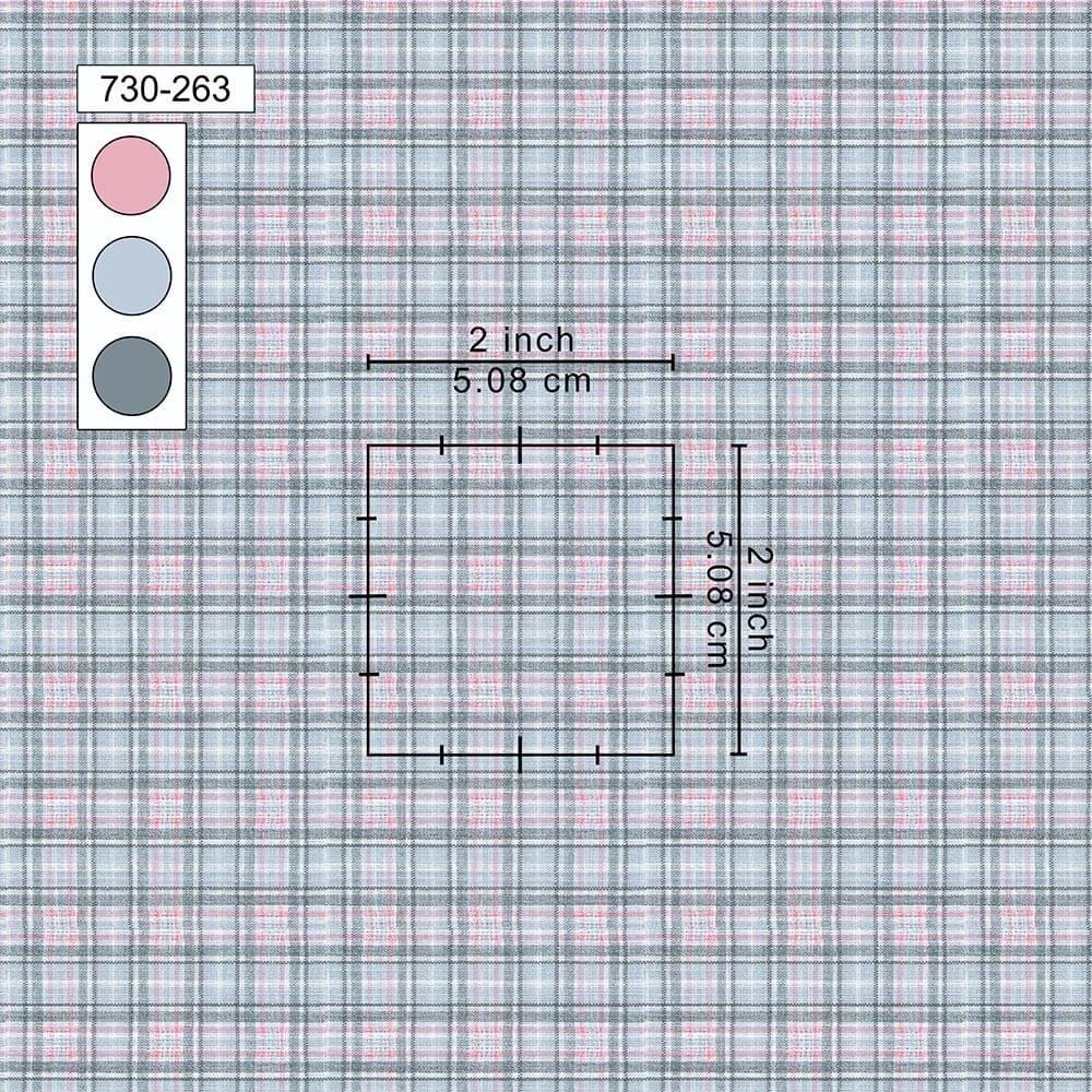 Multi Casual Check Pima Cotton Shirt Fabrics - Image 2