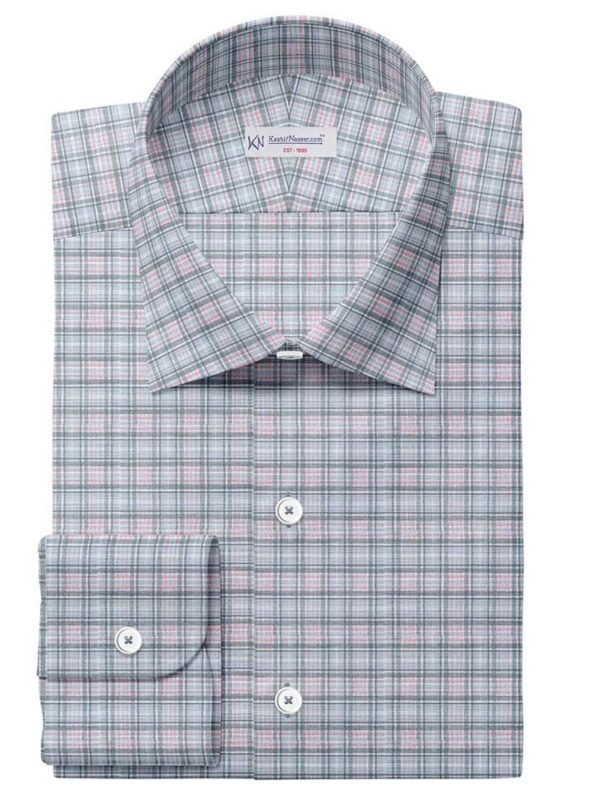 Multi Casual Check Pima Cotton Shirt Fabrics 730-263