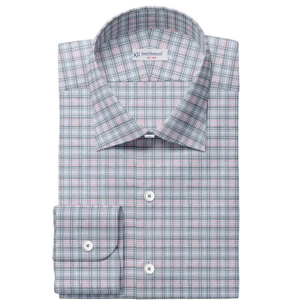Multi Casual Check Pima Cotton Shirt Fabrics 730-263