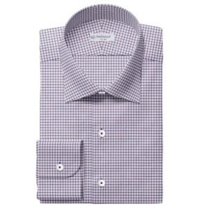 Blue White & Pink Pima Cotton 100% Shirt Fabrics 730-273