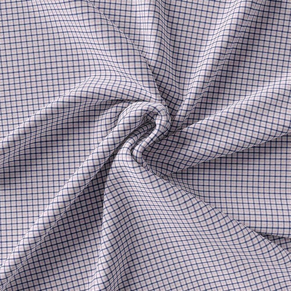 Blue White & Pink Pima Cotton 100% Shirt Fabrics 730-273 - Image 3