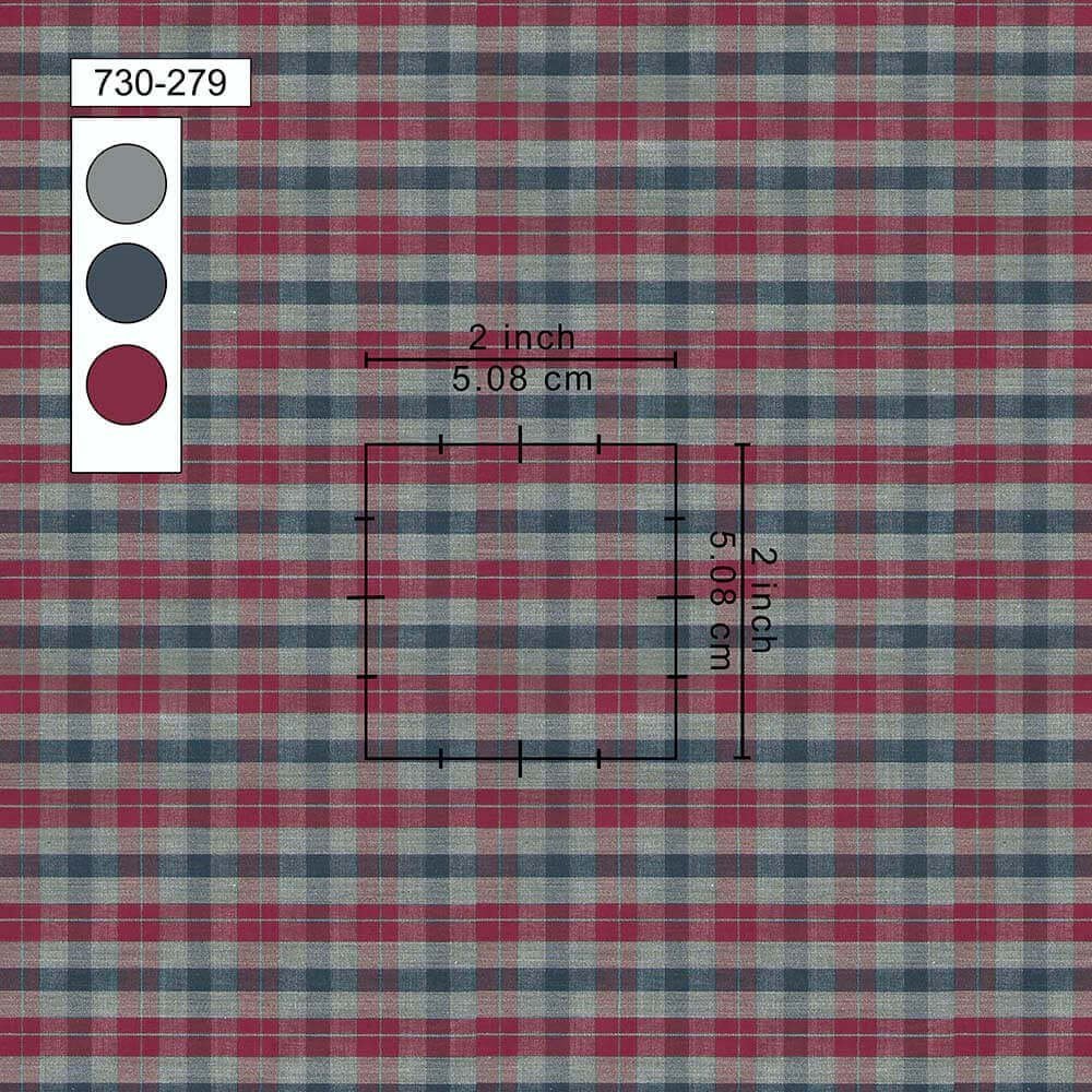 Multi Casual Check Pima Cotton Shirt Fabrics 730-279 - Image 2