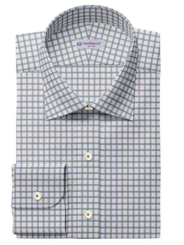 Green & White Check Shirt Cloth 999-246