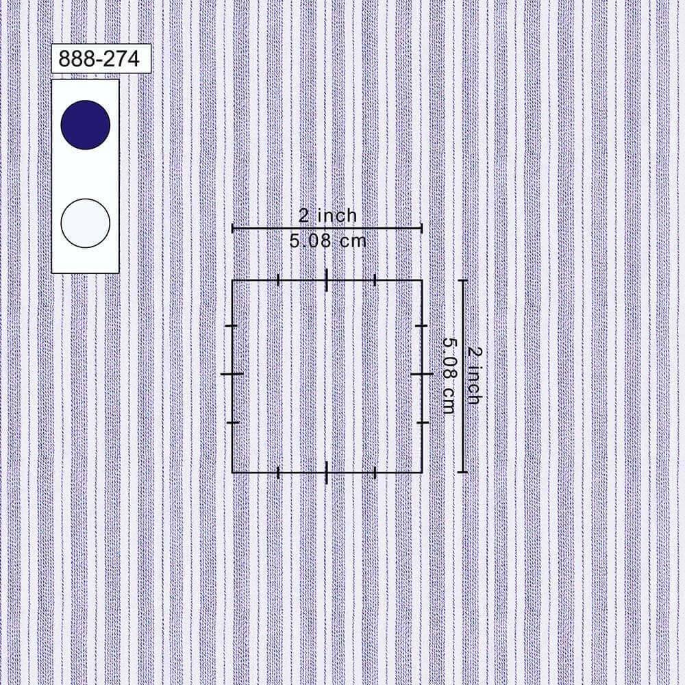 Blue Strips Shirt Fabrics 888-274 - Image 2