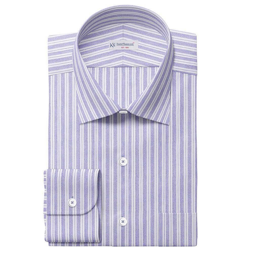 Blue Strips Shirt Fabrics 888-274